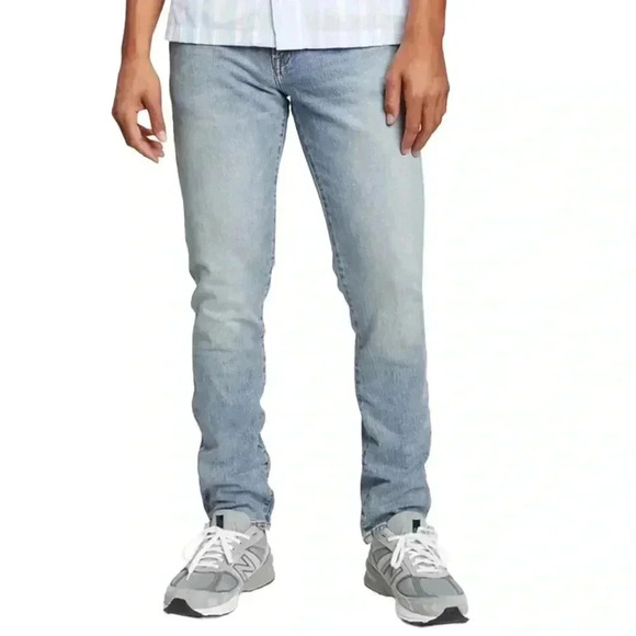 {GAP} "Slim" 31x30 Straight Leg Acid Wash Stretch Denim Jeans - Picture 1 of 6